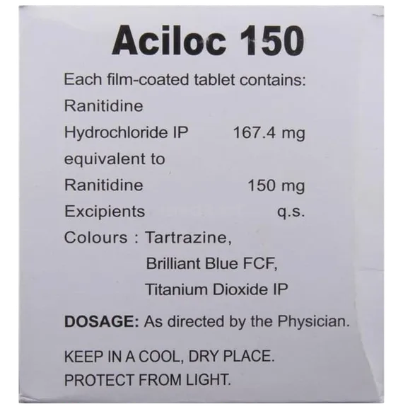 aciloc 150mg tablet 30's